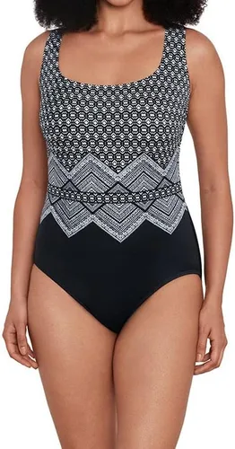 Vista 2 de Longitude Traje de baño de alta energía triple X-Back Tank de una pieza para mujer