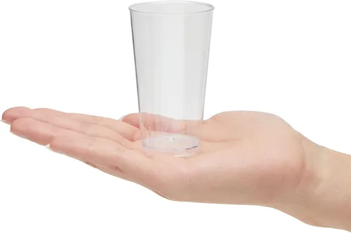 Vista 7 de Juvale Mini tazas de postre – 72 piezas de plástico transparente, 3 onzas y 5 onzas – Vasos desechables y reutilizables para postre y aperitivos