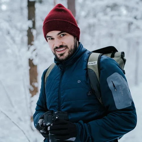 Vista 4 de Gorros de punto para hombre y mujer, gorro de punto para invierno, gorro suave
