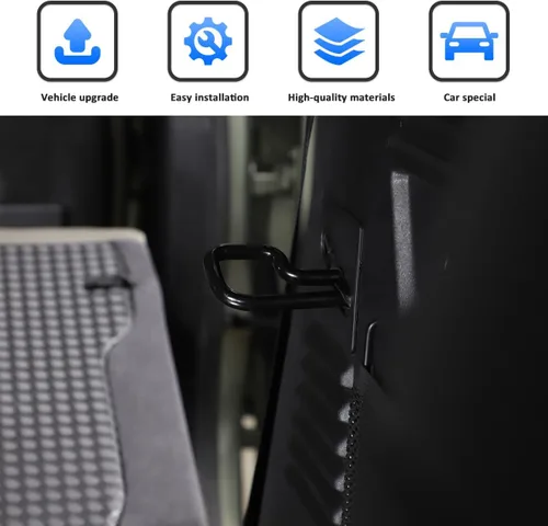 Vista 5 de Soporte de ajuste de ángulo del respaldo del asiento trasero del automóvil de aleación de aluminio Accesorios modificados automáticamente para Land