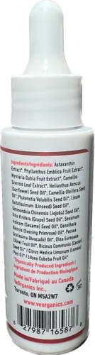 Vista 2 de Astaxantina-A Aceite Facial Orgánico - Hidratante Facial - Hidratante Facial para Mujeres - Aceite Facial para Mujeres - Aceite de piel para la cara
