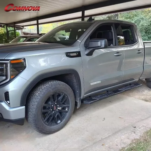 Vista 2 de COMNOVA AUTOPART Estribos de aluminio compatibles con Honda Ridgeline 2006-2014. Estribos laterales Ridgeline de 6.5 pulgadas, barras Nerf escalones