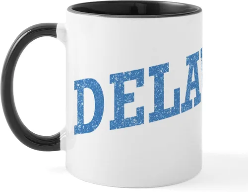 Vista 15 de CafePress Delaware (DE) Euro Mug Taza de café de cerámica de 11 oz (11.0 fl oz)