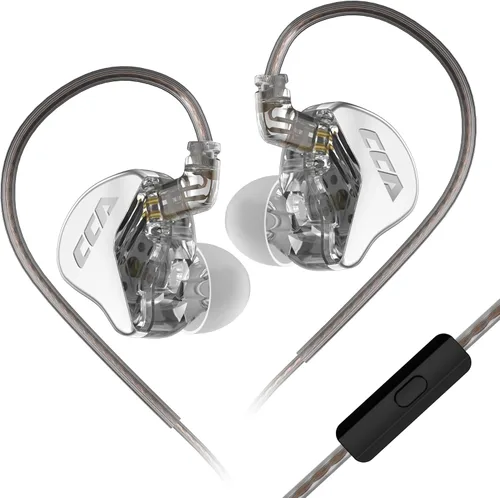 Vista 13 de CCZ NC02 - Monitores intraurales, auriculares con cable para juegos, graves profundos con cable sin micrófono, auriculares intrauditivos IEM de alta