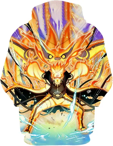 Vista 2 de Wankele Anime Men'S Hoodie 3d Printed Cartoon Hoodies Game Cosplay Sweatshirt Unisex Sports Tops