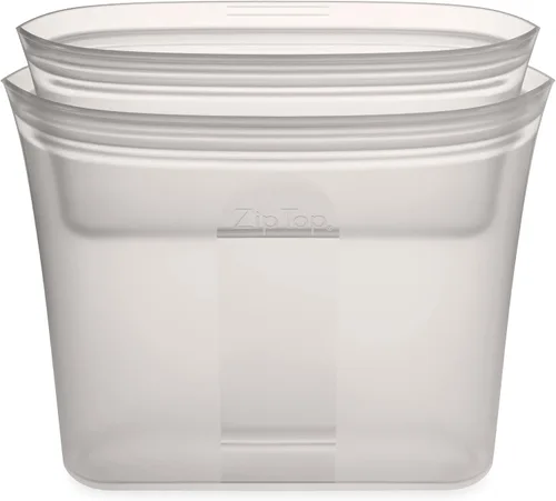 Vista 72 de Zip Top - Contenedores reutilizables de silicón 100 % platino