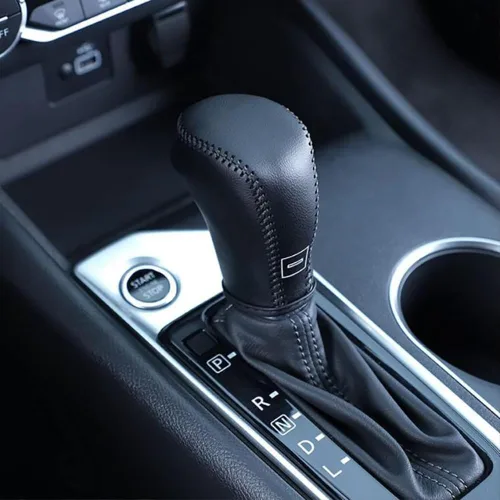 Vista 8 de XITER Funda de cuero para palanca de cambios, protector de guarnición para transmisión automática, accesorios interiores para Nissan Altima