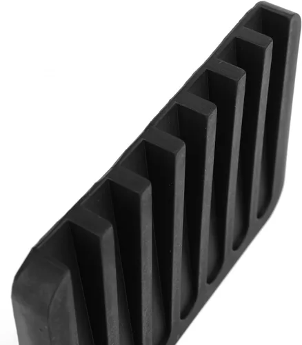 Vista 7 de Anwenk - Jabonera de silicona flexible para ducha, baño/cocina/encimera, mantiene las barras de jabón limpias en seco, fácil limpieza, color negro
