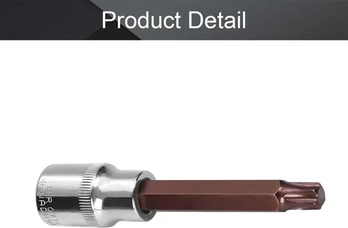 Vista 106 de Utoolmart 1/2" Drive x 0.551 in largo Hex Bit Socket, métrico, S2 y Cr-V acero 1pcs