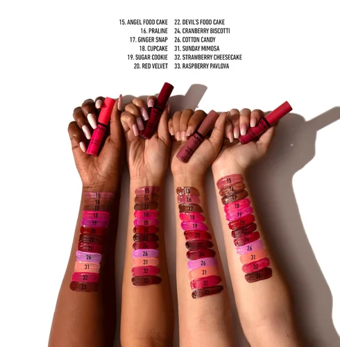 Vista 7 de NYX MAQUILLAJE PROFESIONAL Brillo de mantequilla, brillo de labios no pegajoso, - Eclair (rosa)
