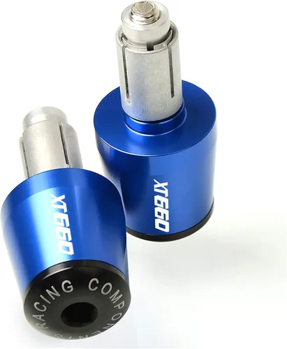 Vista 10 de CNC 22MM Agarres Manillar Tapones de extremo de barra de mango para Yamaha XT660 XT660R XT660X 2004-2014 2008 2009 2010 2011 2012 2013 Puños