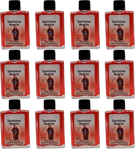 Vista 5 de CASA ESOTERICA MAGICK SPACE - Aceite de unción espiritual rojo (Santisima Muerte Aceite) - 0.5 onzas líquidas (paquete de 1)