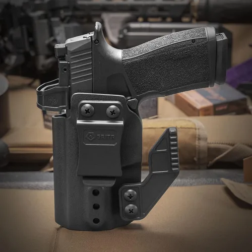 Vista 6 de GRITR IWB Kydex Right/Left Hand Sig Sauer P365-XMACRO Pistol Holster - Optic Cut, Concealment Claw, Open Bottom, 1.5" Belt Clip, Adjustable