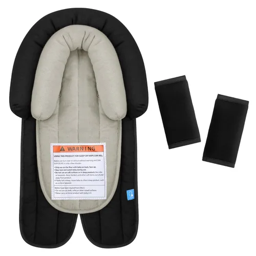 Vista 14 de COOLBEBE Soporte 3 en 1 mejorado para el cuerpo del bebé para recién nacido, bebé, niño pequeño - Almohadilla de cojín de inserción para asiento