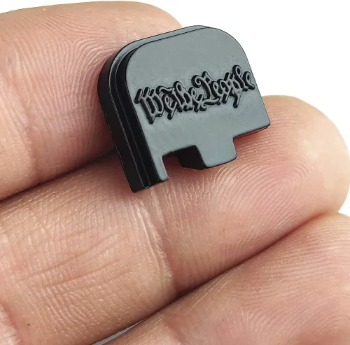 Vista 9 de Placa trasera deslizante de aluminio 3D (selecciona tu modelo, generación y diseño)