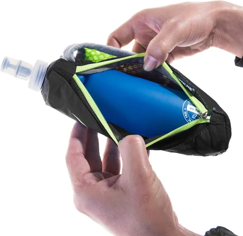 Vista 3 de LERMX Quick Grip Chill - Botella de agua suave de mano de 17 onzas (17 onzas, negro)