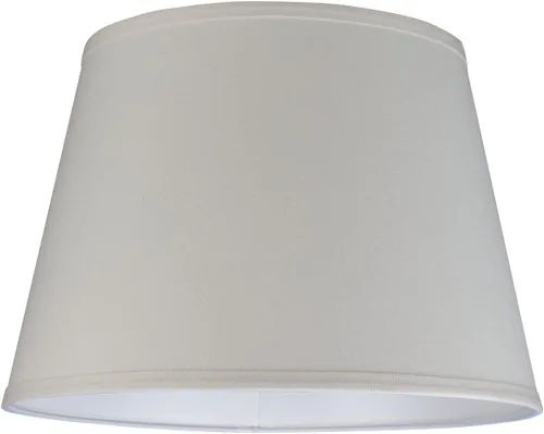 Vista 19 de Aspen Creative 32140 Pantalla de lámpara de construcción araña con forma de imperio de transición de tela dura en lino beige, 12" superior x 14