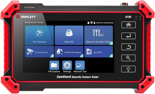 Vista 20 de Triplett 8071 CamView IP Pro+ CCTV Cámara Probador con servidor DHCP incorporado - IP, NTSC/PAL, AHD, TVI