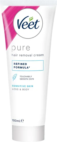 Vista 4 de Veet Crema Depilatoria Piel Sensible con Aloe Vera y Vitamina E (3.4 fl oz)