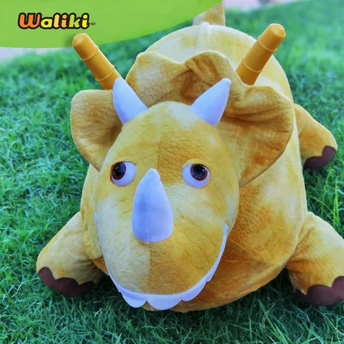 Vista 8 de WALIKI Caballo Saltarín Inflable Caballo Inflable de Salto para Niños Caballo de Salto (Triceratops)