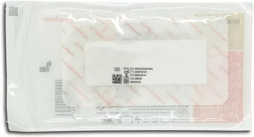 Vista 6 de Smith & Nephew PRIMAPORE Peripheral IV - Apósito adhesivo no tejido, apósito absorbente para heridas, paquete de 20 unidades (6 x 3 1/8 pulgadas)