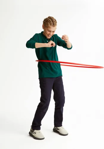 Vista 4 de French Toast Boys' Adjustable Waist Straight Fit Stretch Twill Chino Pant