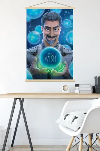 Vista 5 de Trends International Disney Wish - Póster de pared King Magnifico de una hoja, 22.37 x 34.00 pulgadas, paquete de impresión premium y colgador