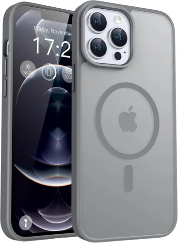 Vista 77 de Funda para teléfono Google Pixel 9 Pro XL, Compatible con Magnético, Protección contra Caídas de Grado Militar Translúcida Mate Resistente a Golpes
