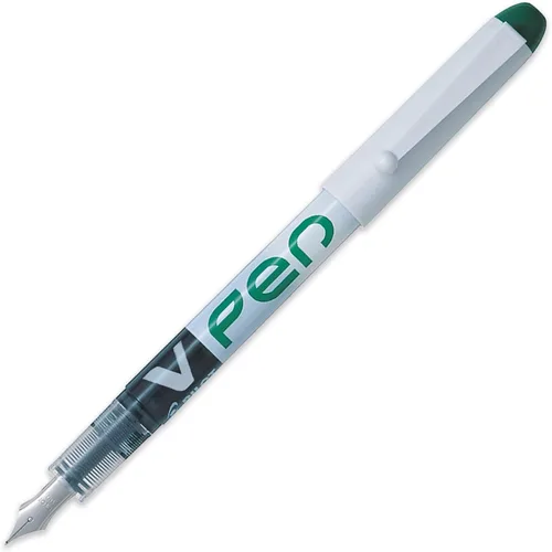 Vista 5 de PILOT V PEN - Pluma estilográfica desechable borrable, punta de punta de punta de punta de 0.024 in, línea media, embalaje de regalo en sobre