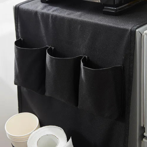 Vista 2 de Organizador de almacenamiento doble para cocinar sobre el refrigerador