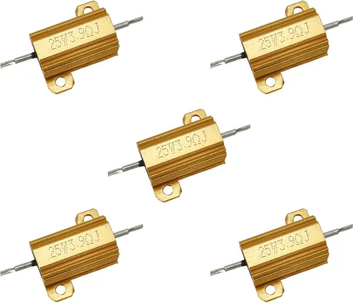 Vista 7 de RX24 50 W 4 Ohm Resistor Caja de aluminio Wirewound chasis montado -4pcs