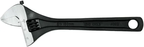 Vista 8 de Teng Tools Llave industrial ajustable de 4 pulgadas con escala graduada - 4001, plata