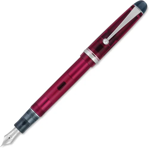 Vista 7 de Pluma estilográfica Pilot Custom 74, barril negro ahumado, plumín mediano (60955)