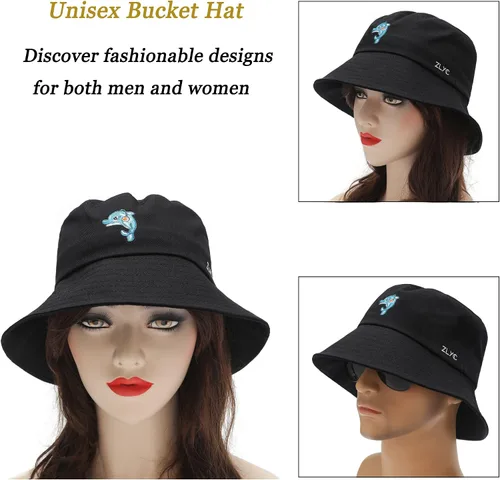 Vista 251 de ZLYC Gorra de pescador bordada de moda unisex para hombres y mujeres