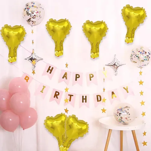 Vista 3 de 100 globos en forma de corazón de 5 pulgadas, globos de aluminio de Mylar de papel de aluminio para decoración de mujeres y niñas, día de San