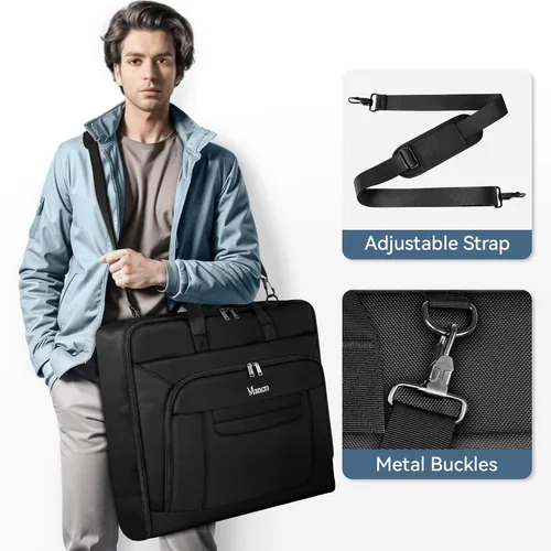 Vista 5 de Bolsa de ropa de llevar, bolsas de ropa de viaje para viajes de negocios.., Negro, XXL, Viaje de negocios, reunión, parte, reunión de negocios
