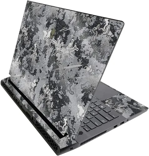 Vista 590 de MightySkins - Skin brillante con purpurina para Alienware M17 R3 (2020) y M17 R4 (2021) - Diversión de los años 90 Acabado duradero con purpurina