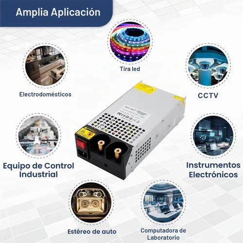 Vista 7 de Fuente de alimentación DC 24V 1000W Convertidor AC a DC SMPS Transformador de fuente de alimentación conmutable 41A para impresora 3D, RV, tira