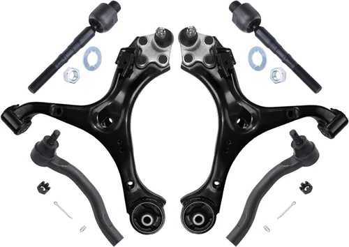 Vista 112 de Detroit Axle - Kit de brazos de control delantero para Chevy Silverado 1500 GMC Sierra 1500 GMC Sierra 1500 Avalanche Yukon Tahoe Escalade ESV EXT