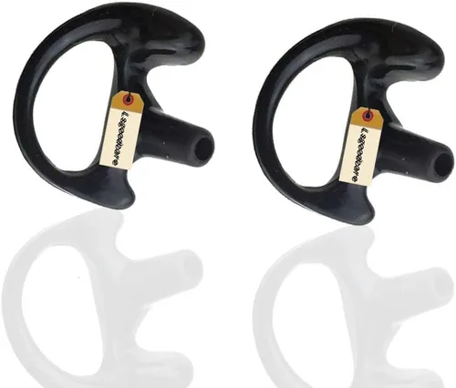 Vista 9 de Lsgoodcare 24 piezas de repuesto Earmold oreja izquierda para radio bidireccional tubo acústico auricular – Auriculares de silicona Walkie Talkie