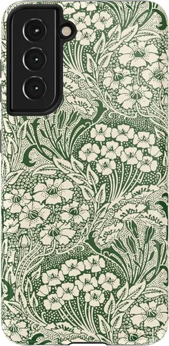 Vista 6 de Casely Funda para Galaxy S21 Here Comes The Sun Colorblock Sunset Diseño protector delgado esencial de doble capa Aquí viene el sol