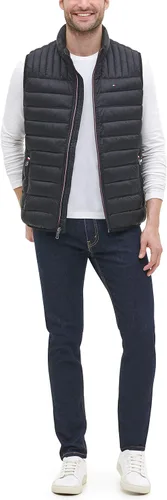 Vista 4 de Tommy Hilfiger - Chaleco acolchado plegable ligero para hombre