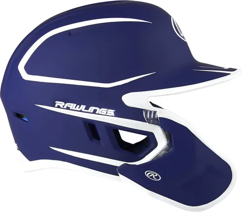 Vista 6 de Rawlings Casco de bateo de béisbol MACH Adjust, protector facial ajustable, dos tonos mate, tamaños JR y SR, varios