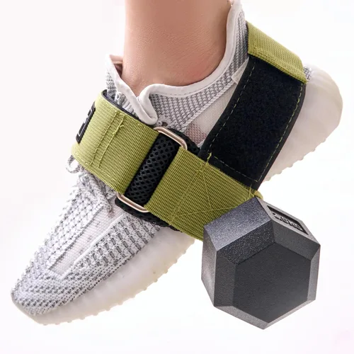 Vista 5 de Accesorio para mancuernas de pies, entrenador Tibialis, correa de tobillo con mancuernas para levantamiento de pesas, equipo de ejercicio
