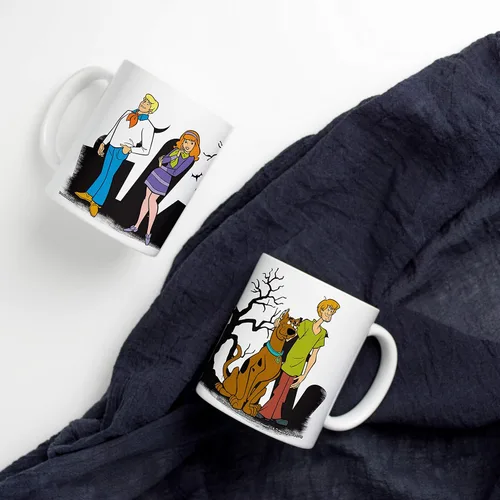 Vista 399 de Trend Setters Friends the Television Show – 25 años – Mercancía oficial – Taza de café o té de cerámica blanca de 11 onzas – perfecta para regalar