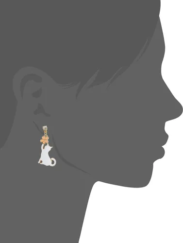 Vista 7 de Pendientes delicados asimétricos largos con borla para mujer, agujas de plata S925