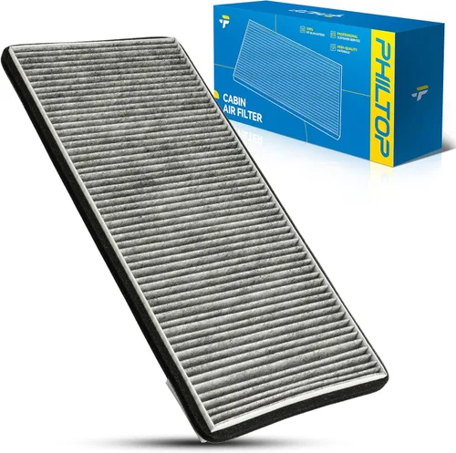 Vista 14 de PHILTOP Filtro de aire de cabina con carbón activado, compatible con CF10612 Smart Fortwo 2008, 2009, 2010, 2011, 2012, 2013, 2014, 2015-2018, Smart