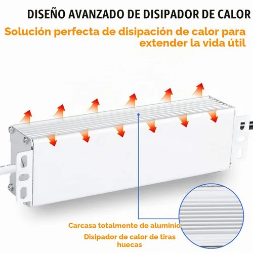 Vista 4 de Controlador LED regulable de 12 V, 50 W, transformador regulable Triac ELV/MLV compatible con interruptores de atenuación Lutron Leviton, fuente