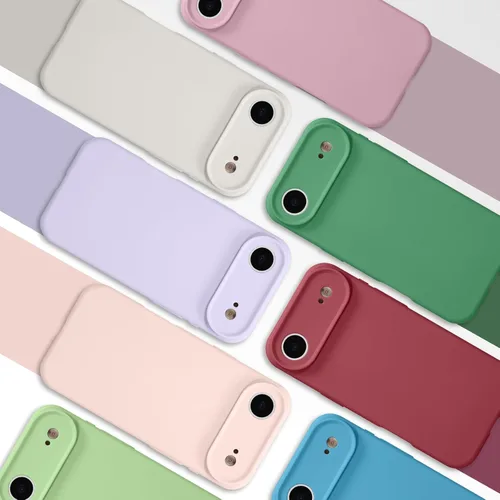Vista 7 de Funda de silicona para iPhone Air, con [protección completa de la cámara] [forro de microfibra suave antiarañazos], funda de silicona líquida ultra