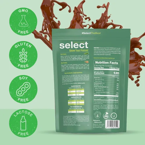 Vista 6 de Mezcla de polvo de proteína vegana PEScience Select